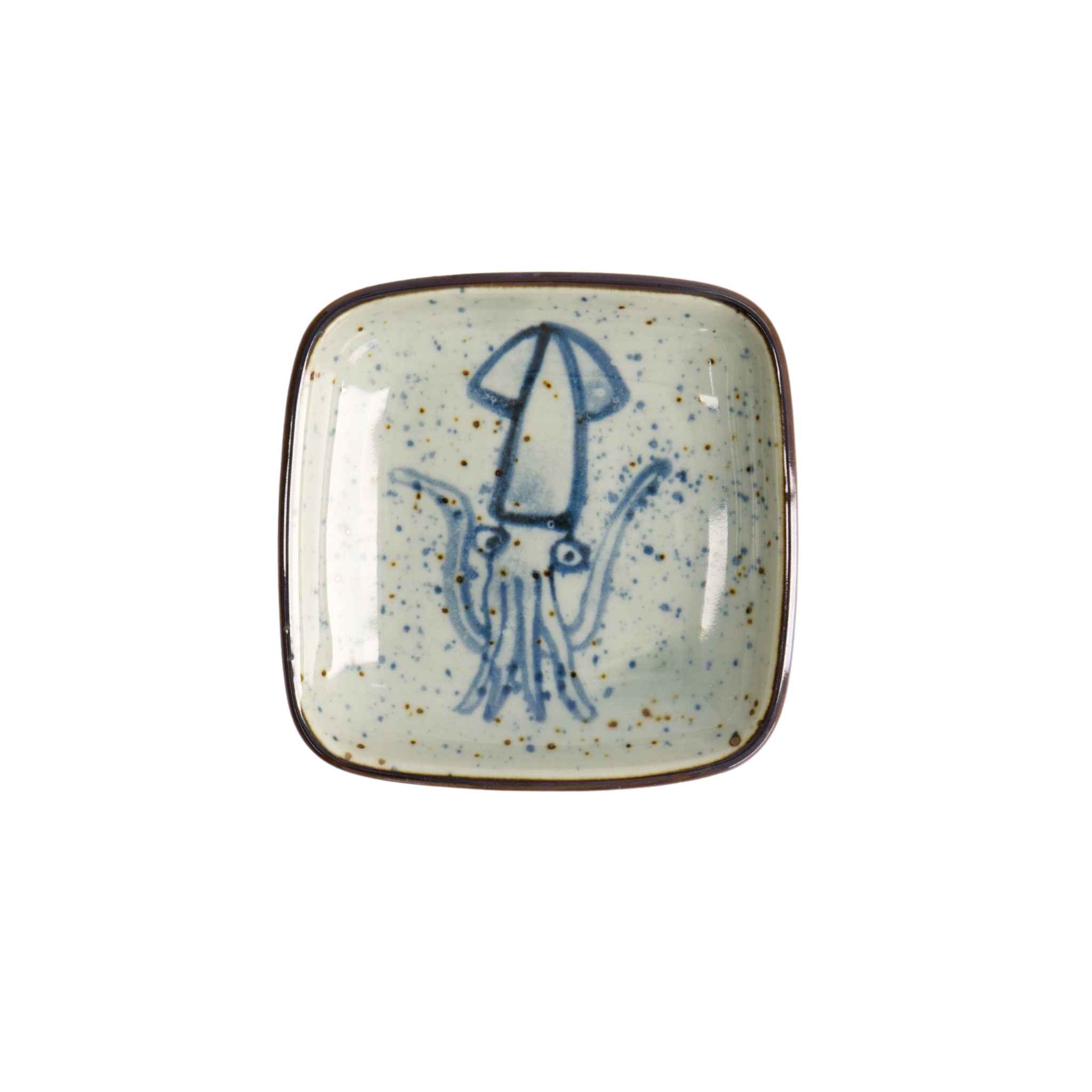 Porseleinen schaaltje met squid print van Tokyo Design Studio.