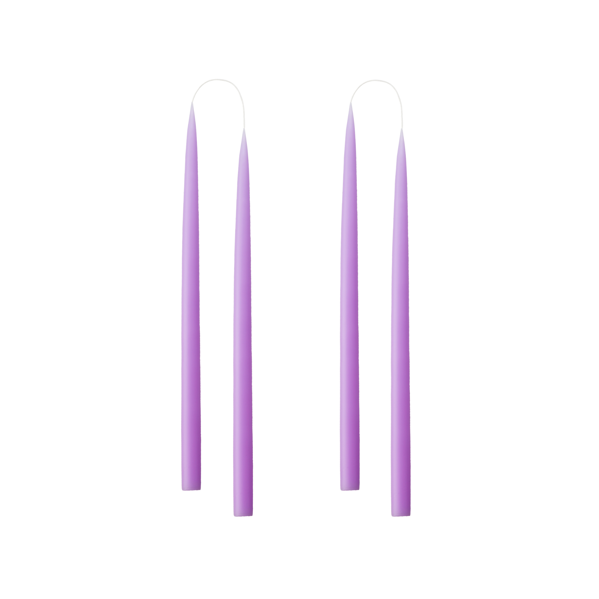 Dinerkaars Pastel Paars 35 cm Set van 2