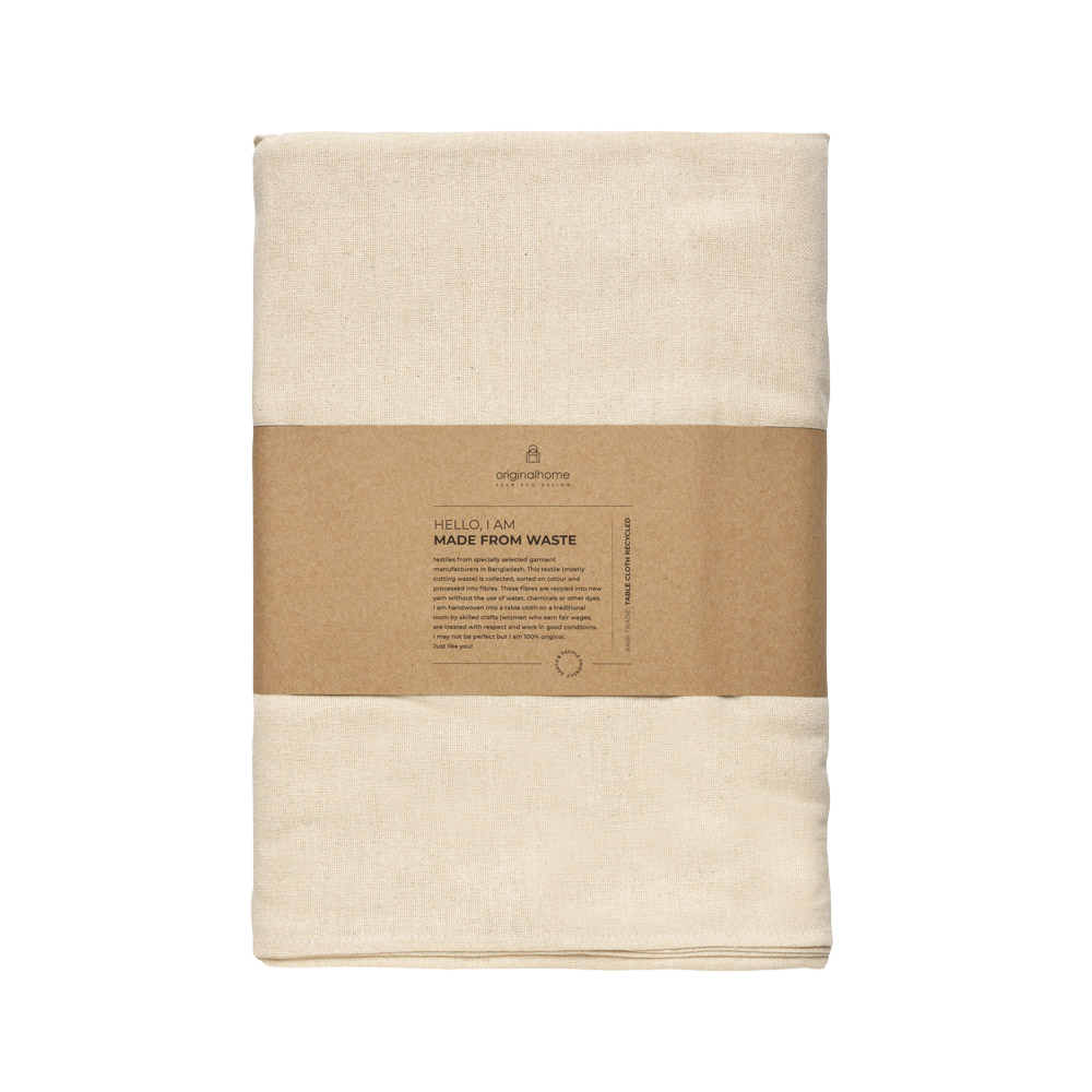 Off White Duurzaam Tafelkleed - 300 x 160 cm