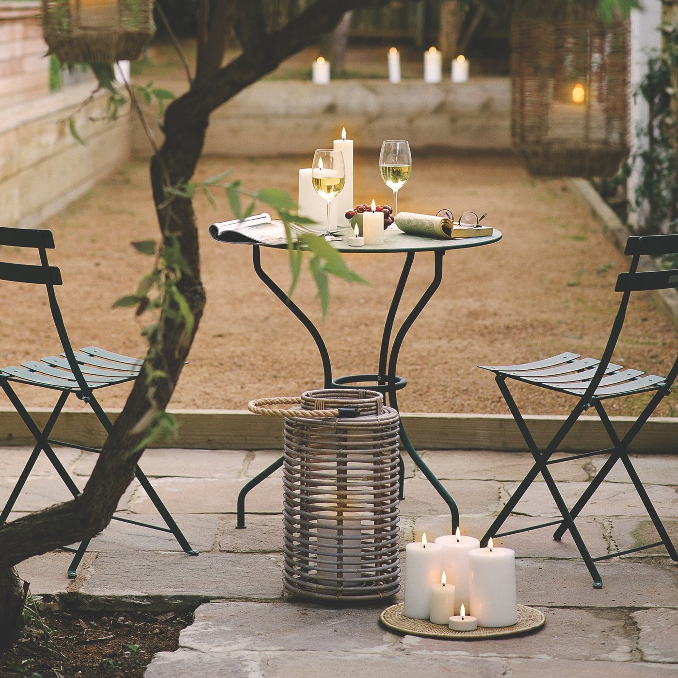 Sfeervolle tafelsetting met Led waxinelichten van Uyuni – geurloos, met 3D-flame en 6-uur timer voor een warme ambiance