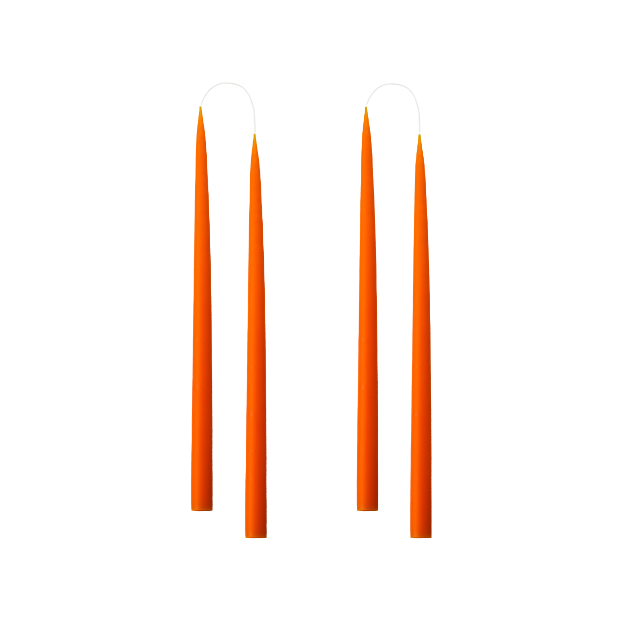 Dinerkaars Oranje 35 cm Set van 2