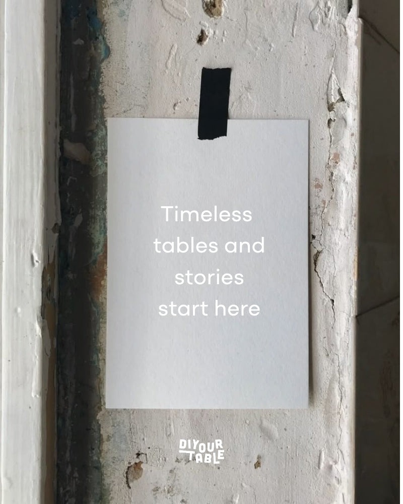 Inspirerende tafelaffirmatie met moderne – perfect voor jouw dinner party moment.